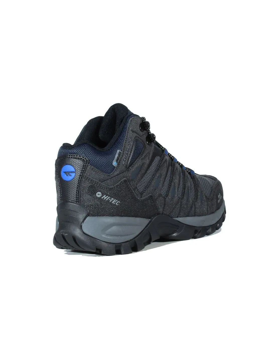 BOTAS DE MONTAñA HITEC CORZO MID WATERPROOF CHARCOAL/NAUTICAL BLUE HOMBRE