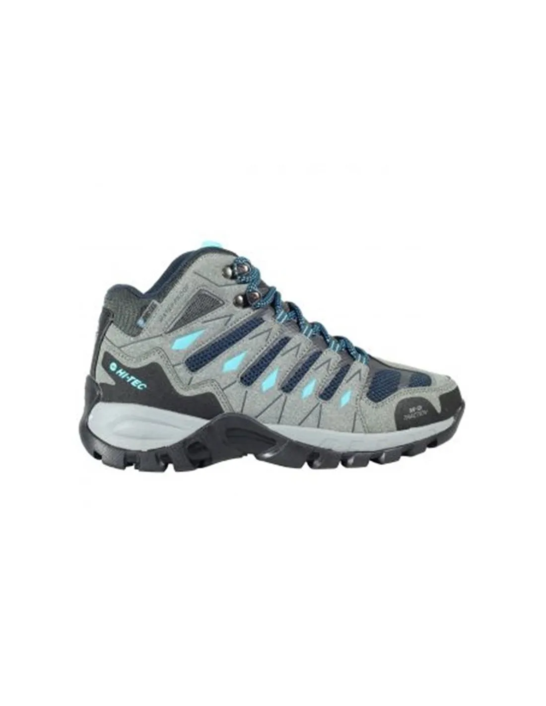BOTAS DE MONTAñA HITEC CORZO MID WATERPROOF COOL GRIS MUJER