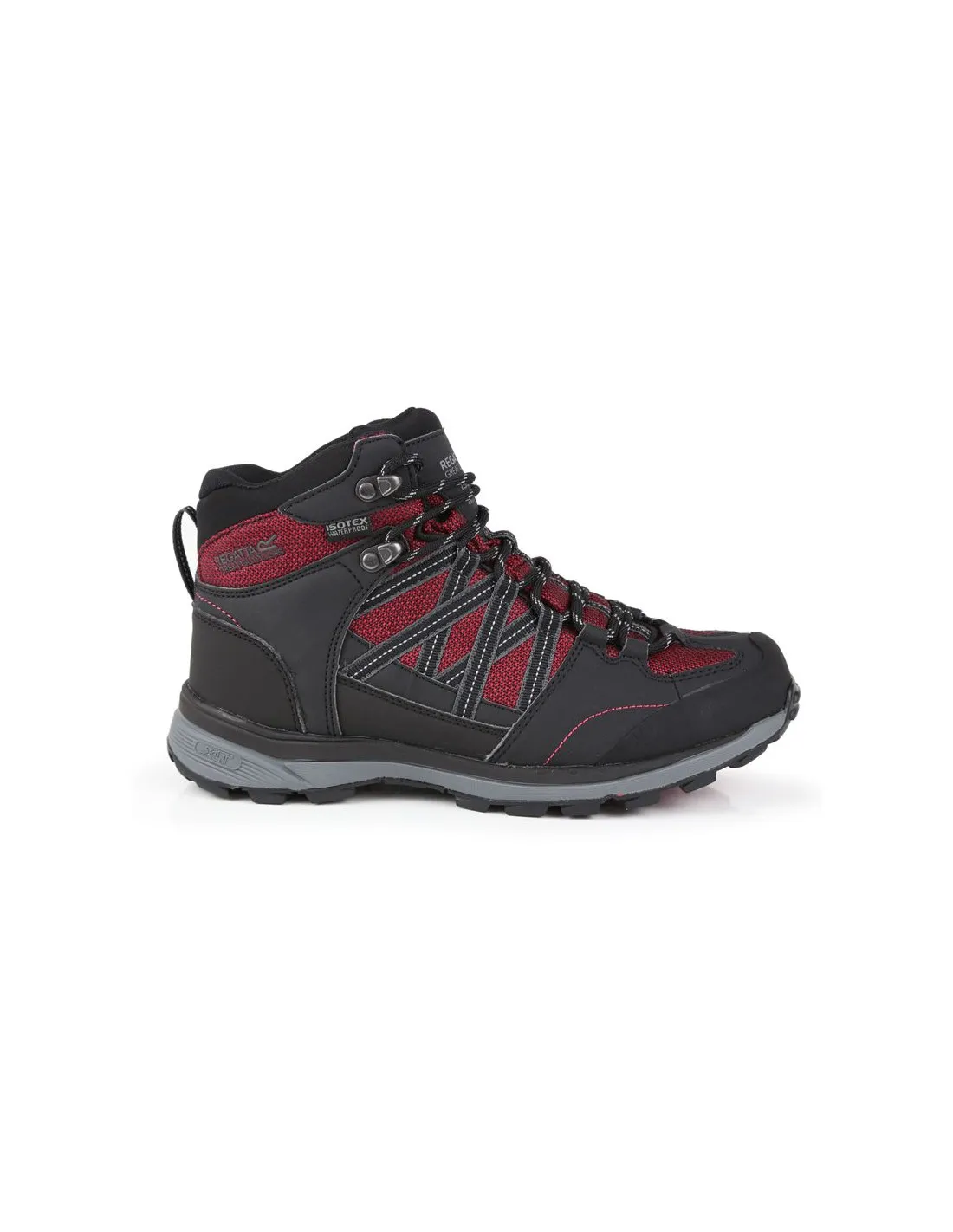 Botas de montaña Regatta Samaris II Waterproof Mid W Black Red