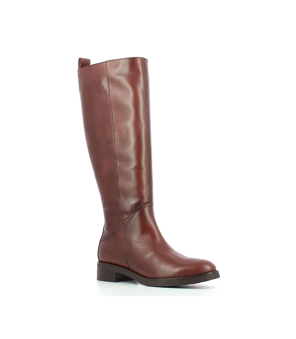 Botas para mujer en piel cuero