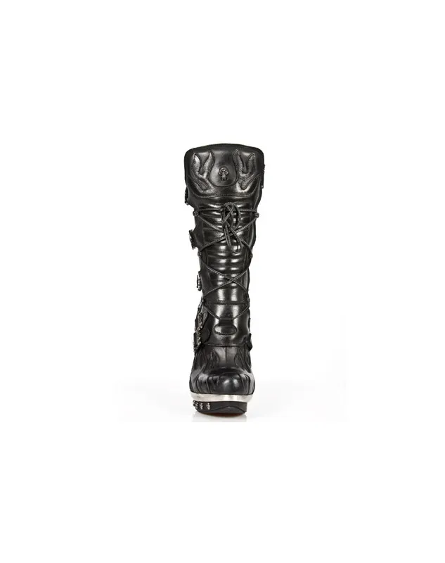 BOTAS PARA MUJER PUNK GOTICAS CANYON NEGRO