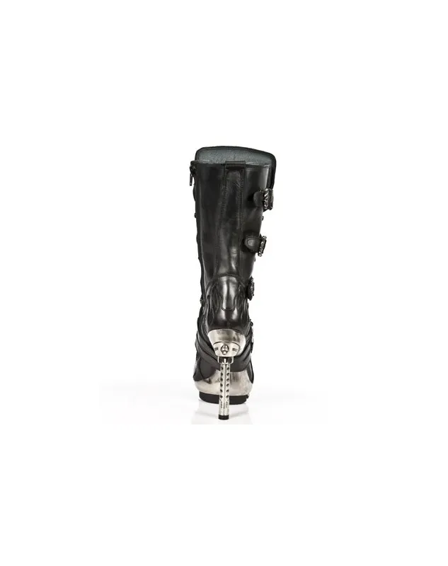 BOTAS PARA MUJER PUNK GOTICAS CANYON NEGRO