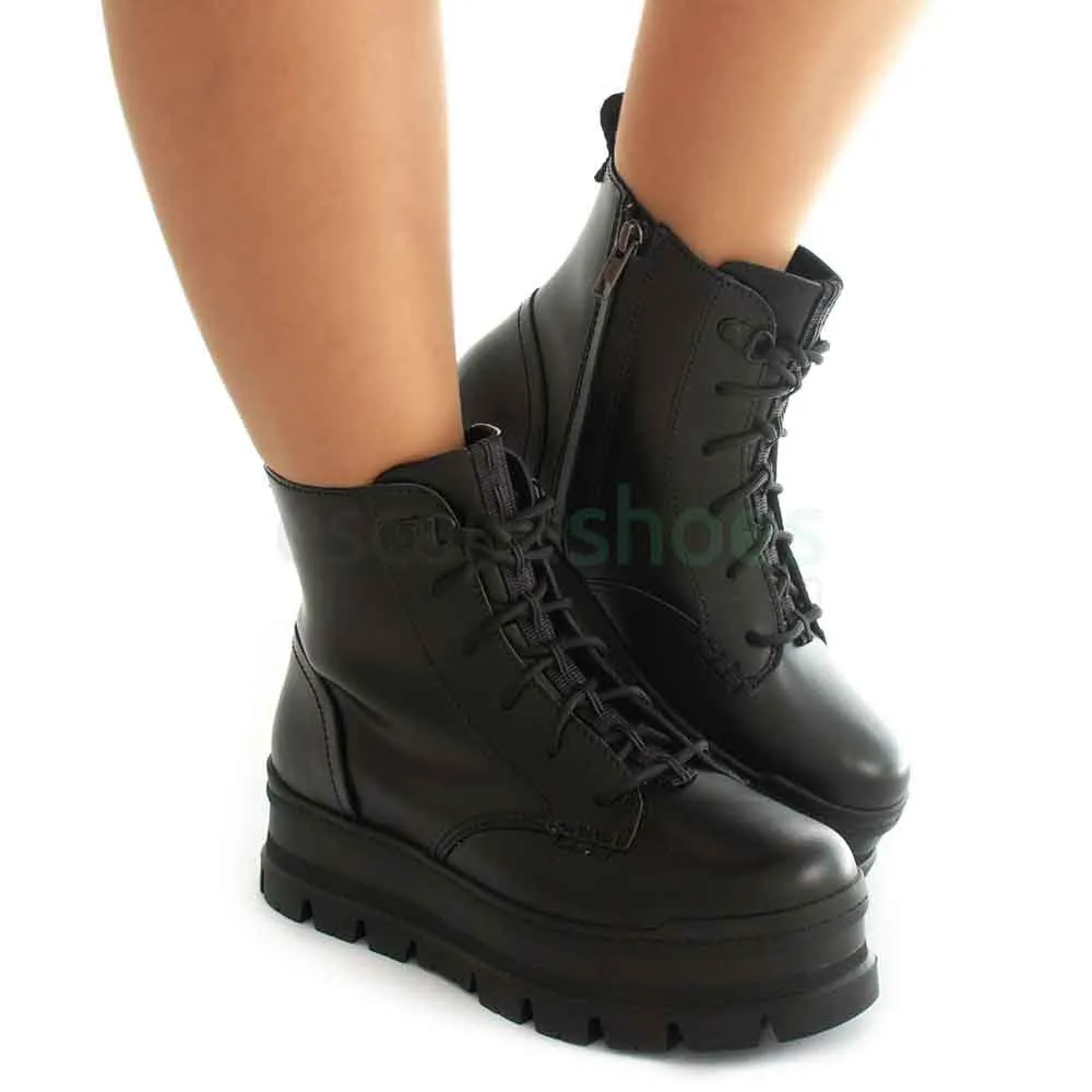 Botas UGG AUSTRALIA Sidnee Black Leather 1123600