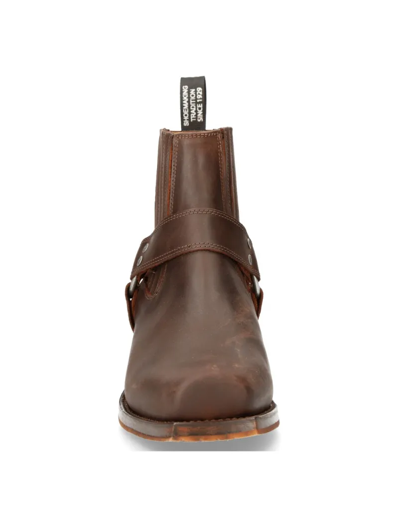 Botas vaqueras hombre marrón oscuro