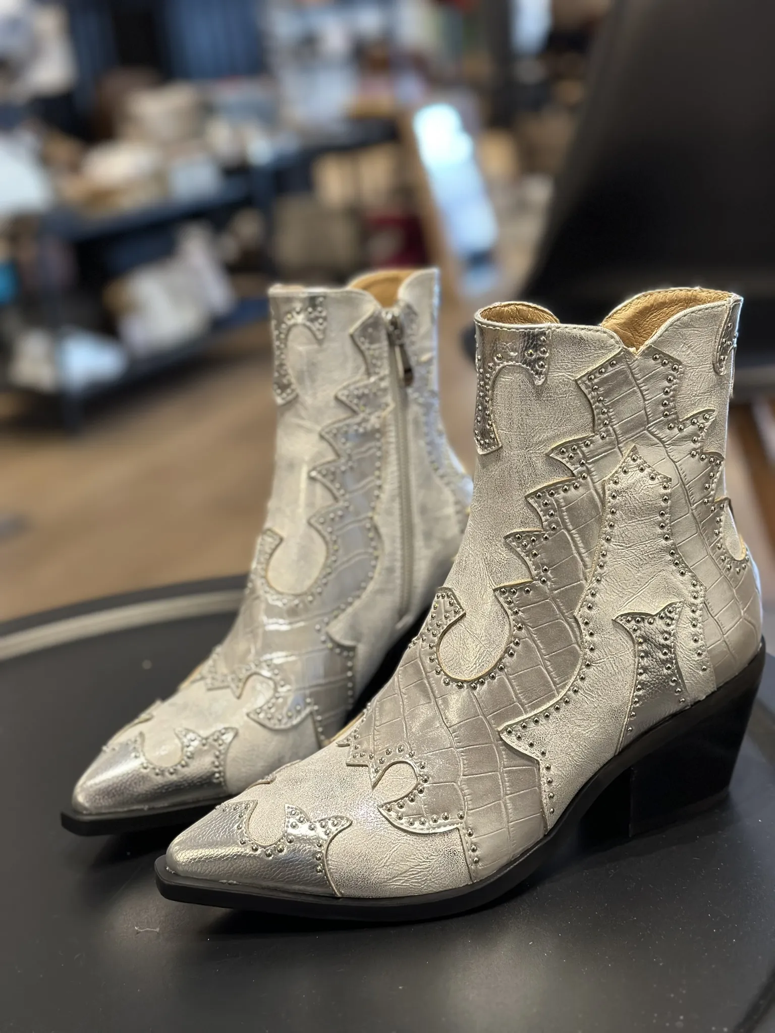 Botín Rodeo Noa Harmon Plata