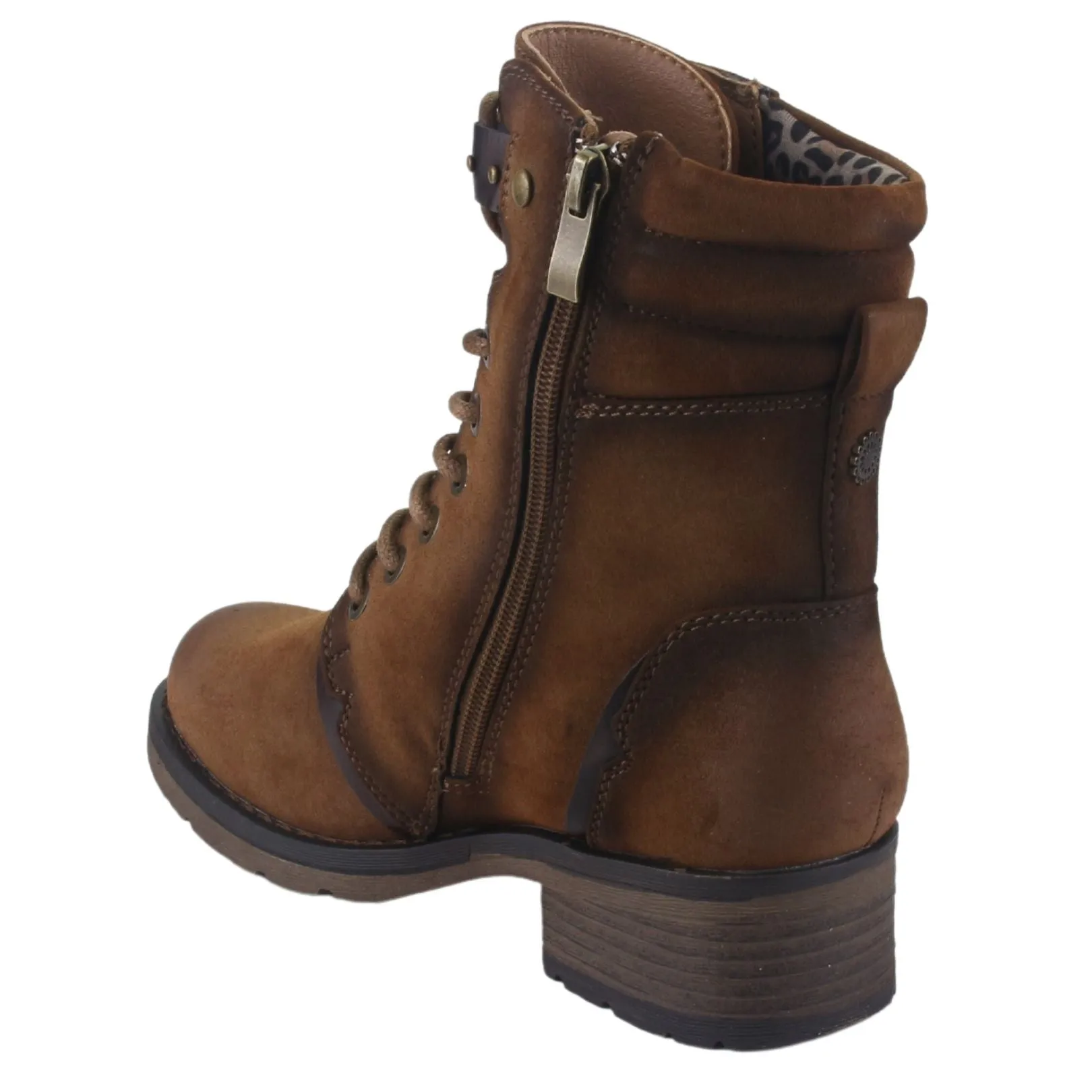 BOTIN CHALADA MUJER TORRI24 TOSTADO CASUAL