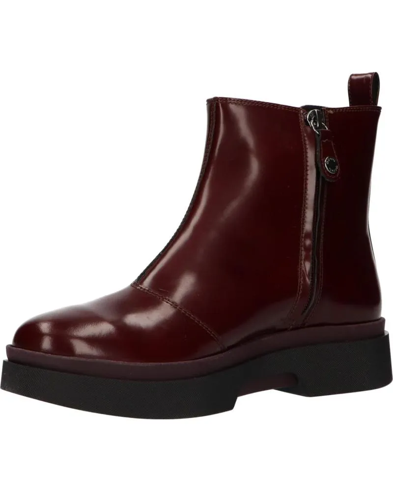Botines de Mujer GEOX D849WC 00038 D MYLUSE C7357 DK BURGUNDY 