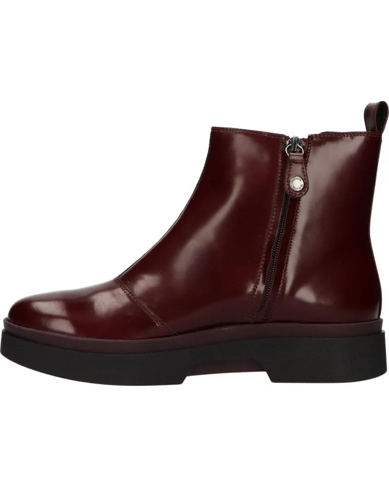 Botines de Mujer GEOX D849WC 00038 D MYLUSE C7357 DK BURGUNDY 