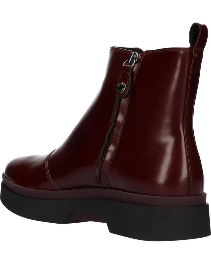 Botines de Mujer GEOX D849WC 00038 D MYLUSE C7357 DK BURGUNDY 