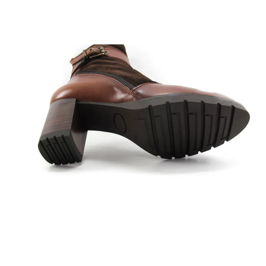 BOTINES DESIREÉ MUJER PIEL COMBI CUERO