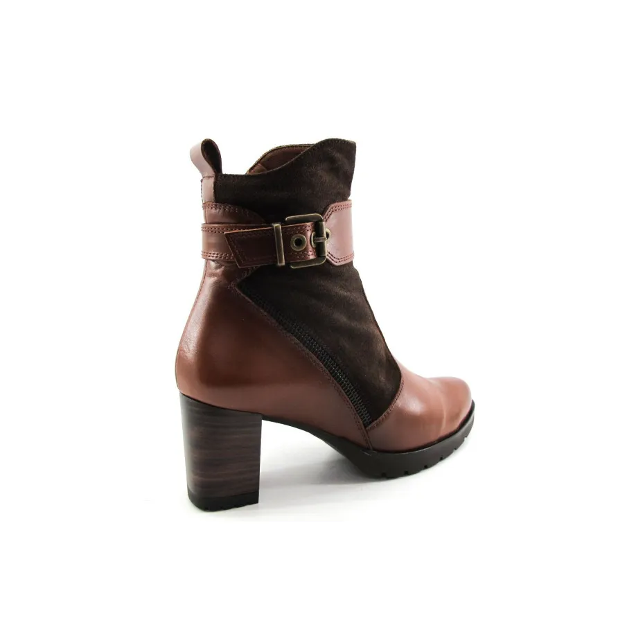 BOTINES DESIREÉ MUJER PIEL COMBI CUERO