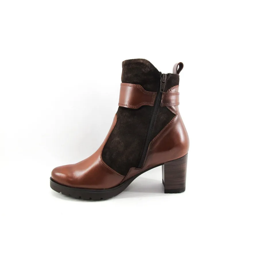 BOTINES DESIREÉ MUJER PIEL COMBI CUERO