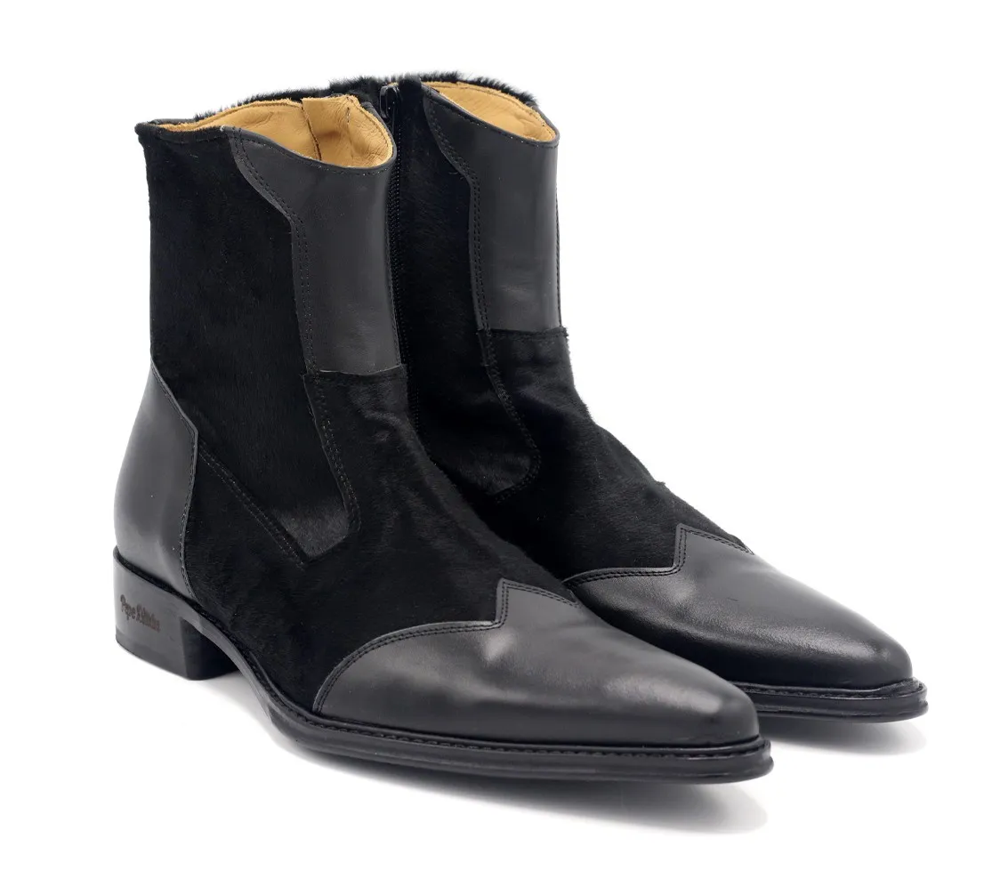 Botines piel hombre moda
