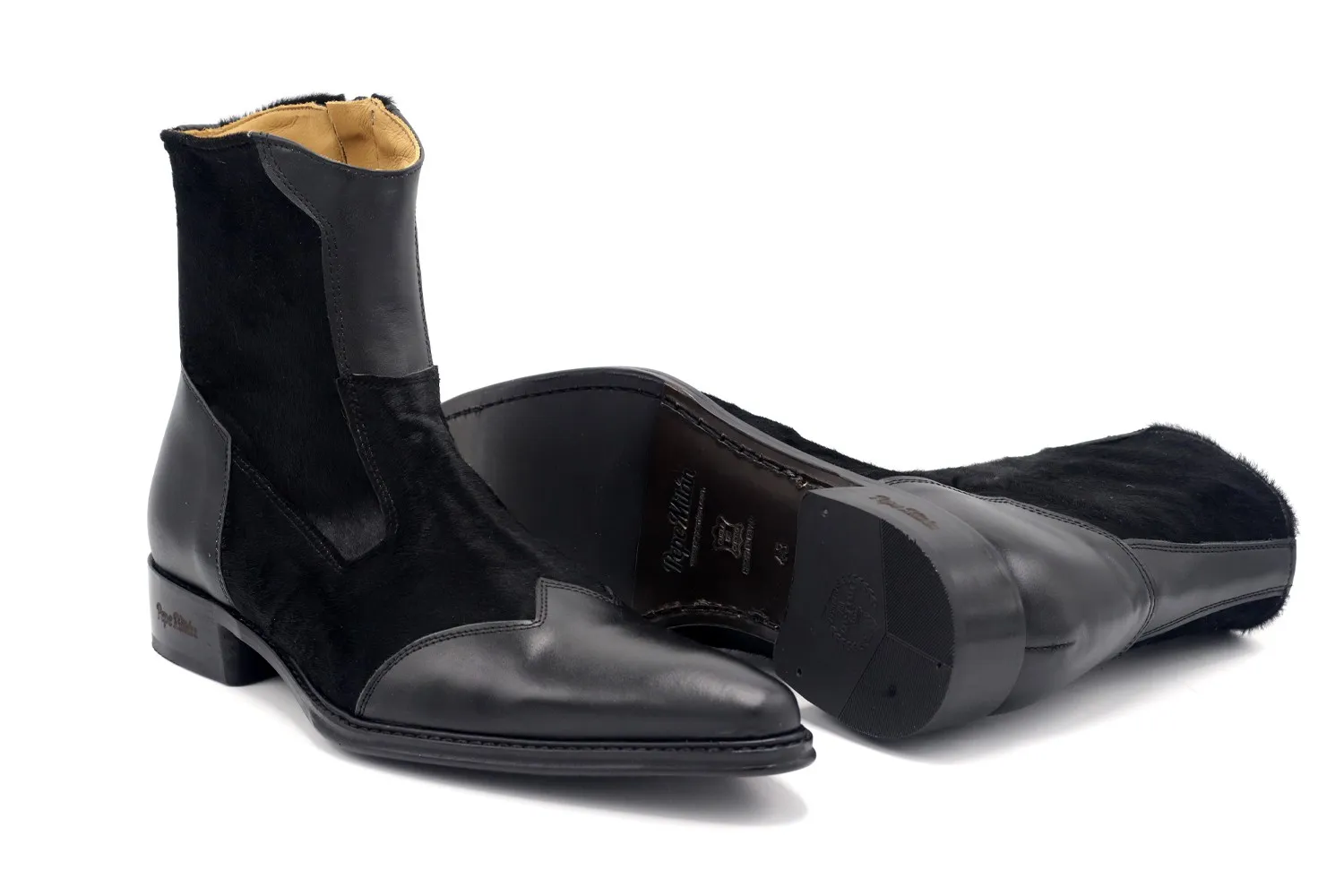 Botines piel hombre moda
