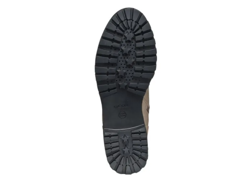 BOTÍN DE CORDONES HOARA PARA MUJER GEOX EN COLOR TAUPE D94FTE