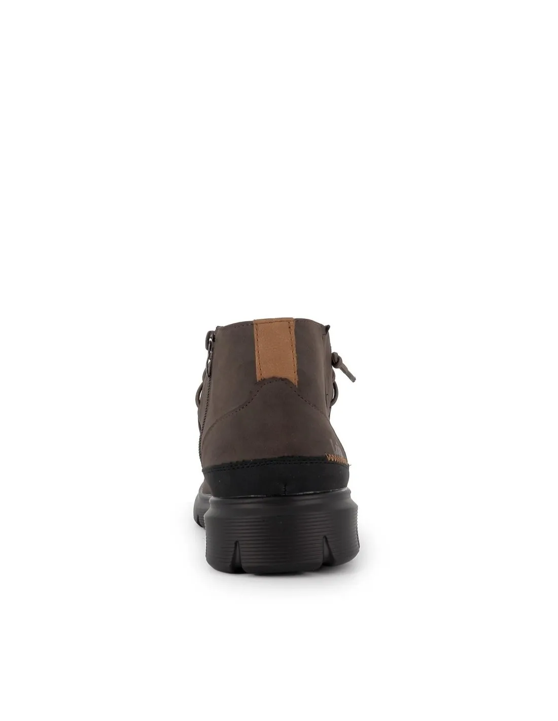 Botín sport marron cordones elasticos para hombre Lois