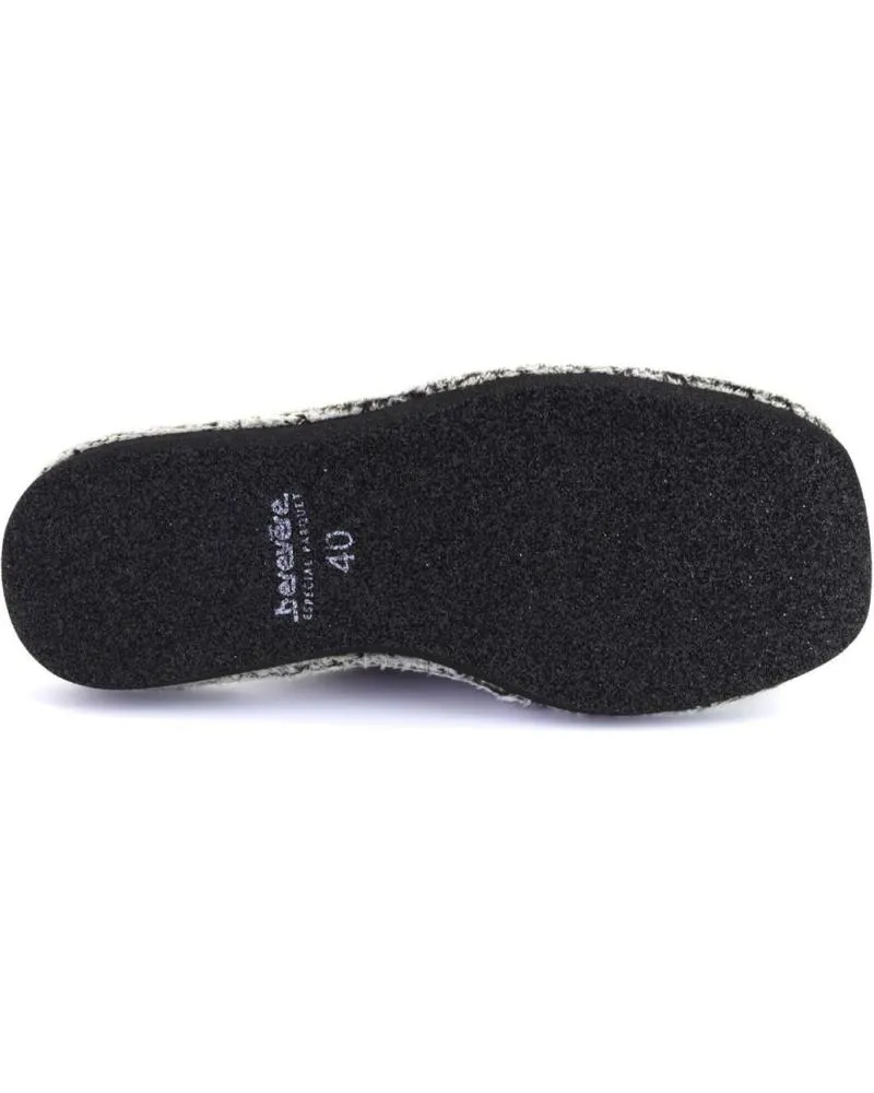 Calzado de casa BEREVERE  de Hombre 2708 ZAPATILLAS DE CASA DE HOMBRE  NEGRO