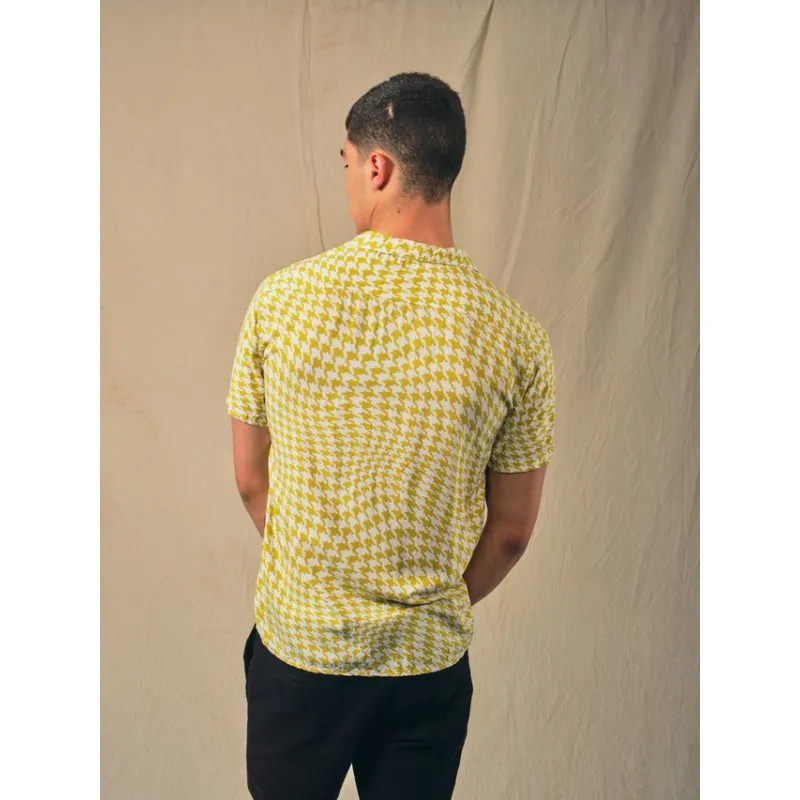 CAMISA DETROIT MC PIE DE POULE