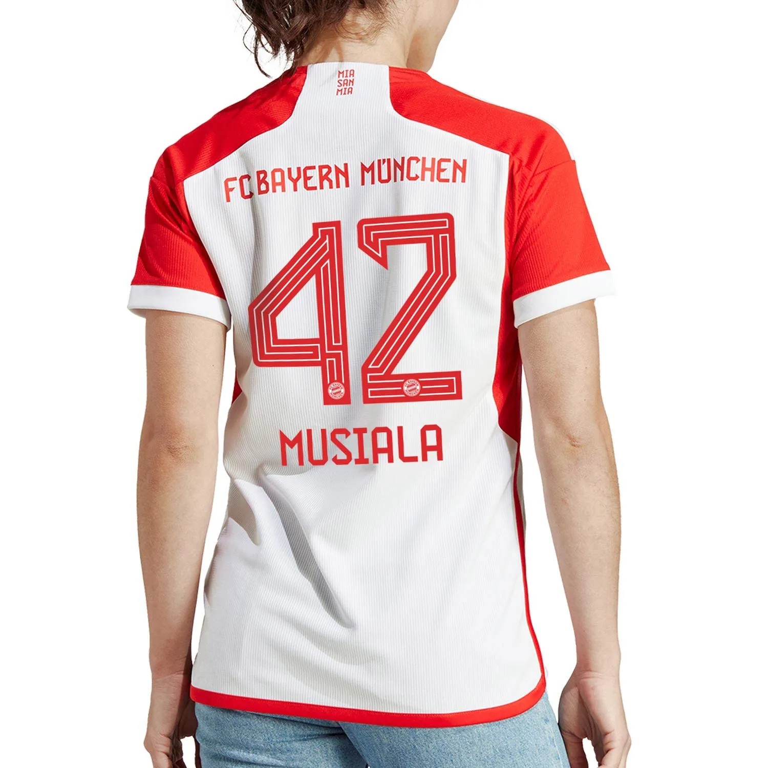 Camiseta adidas Bayern Musiala mujer 2023 2024