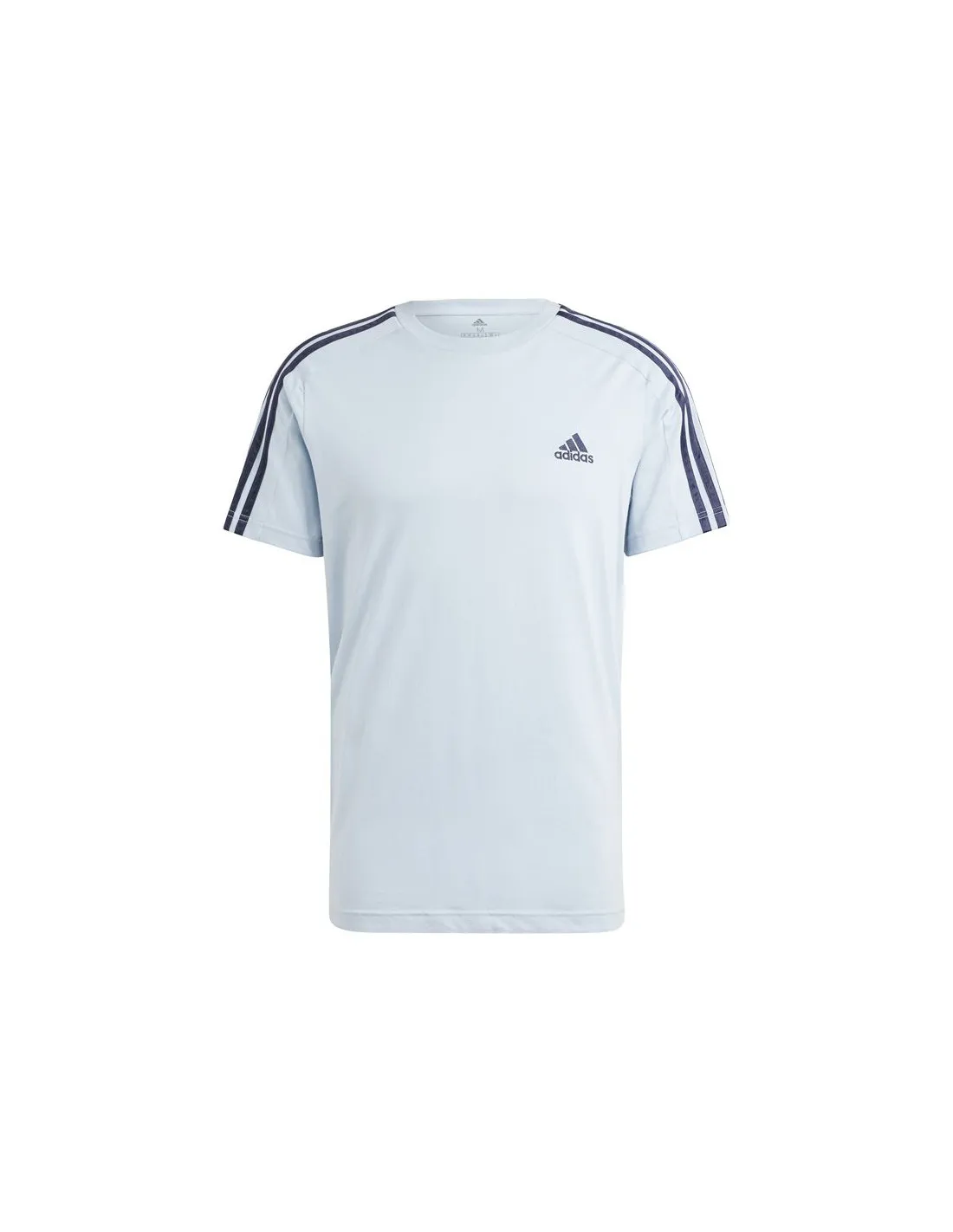 Camiseta adidas Essentials 3 Bandas  Hombre Azul