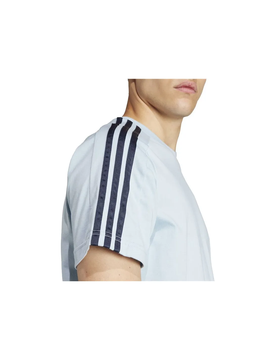 Camiseta adidas Essentials 3 Bandas  Hombre Azul