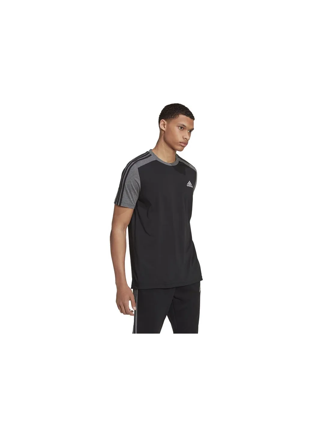 Camiseta adidas Essentials Melange Hombre BK