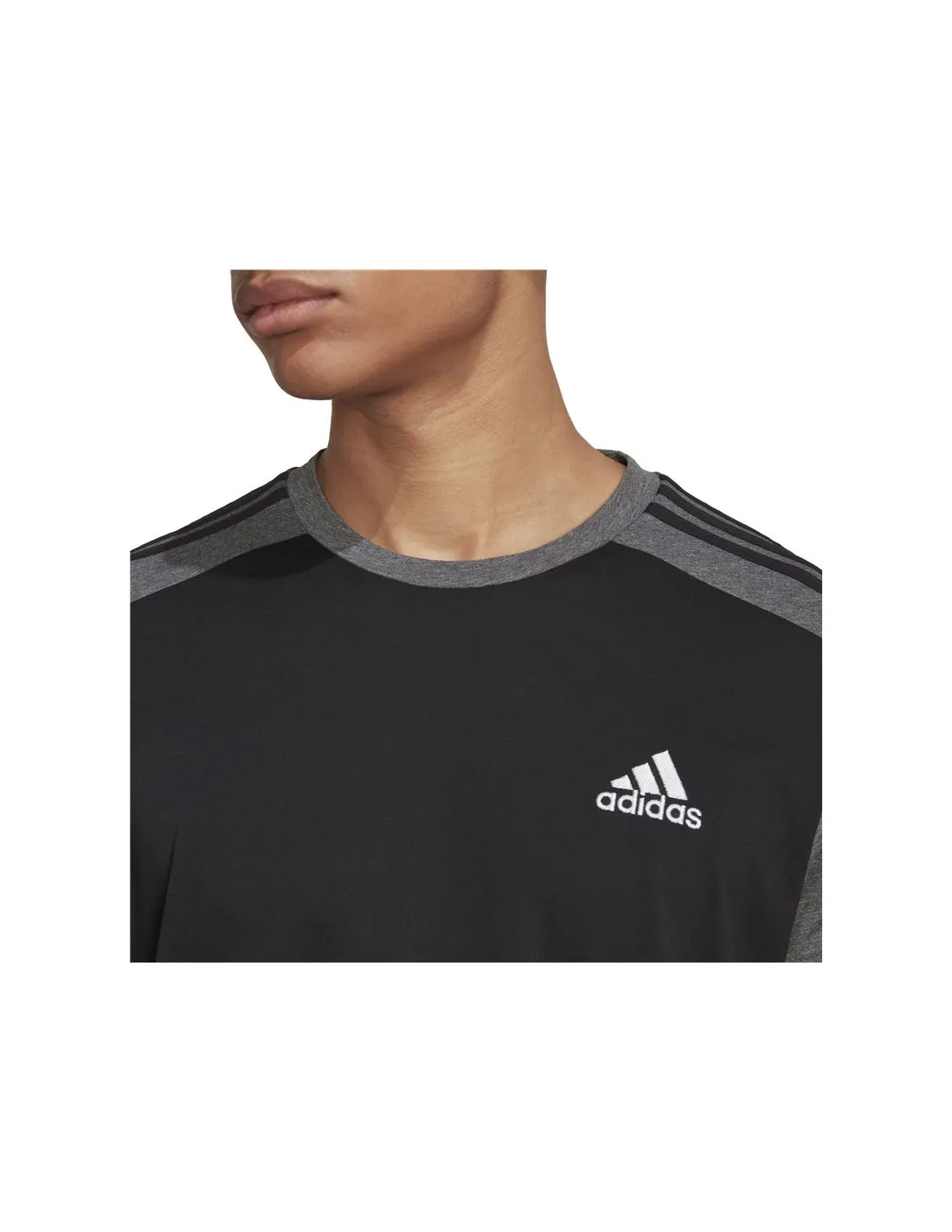 Camiseta adidas Essentials Melange Hombre BK