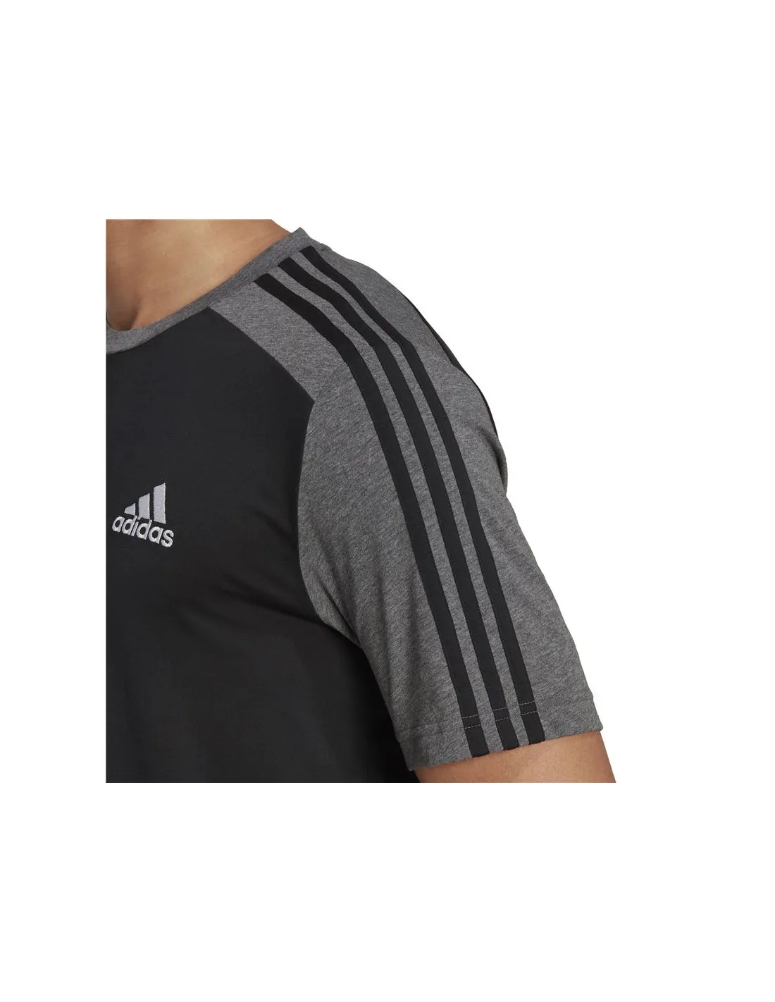 Camiseta adidas Essentials Melange Hombre BK