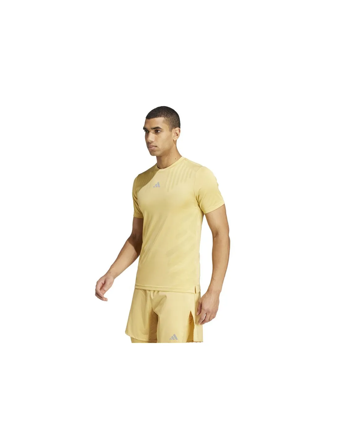 Camiseta de Fitness adidas Essentials Hiit Airchi Hombre Amarillo