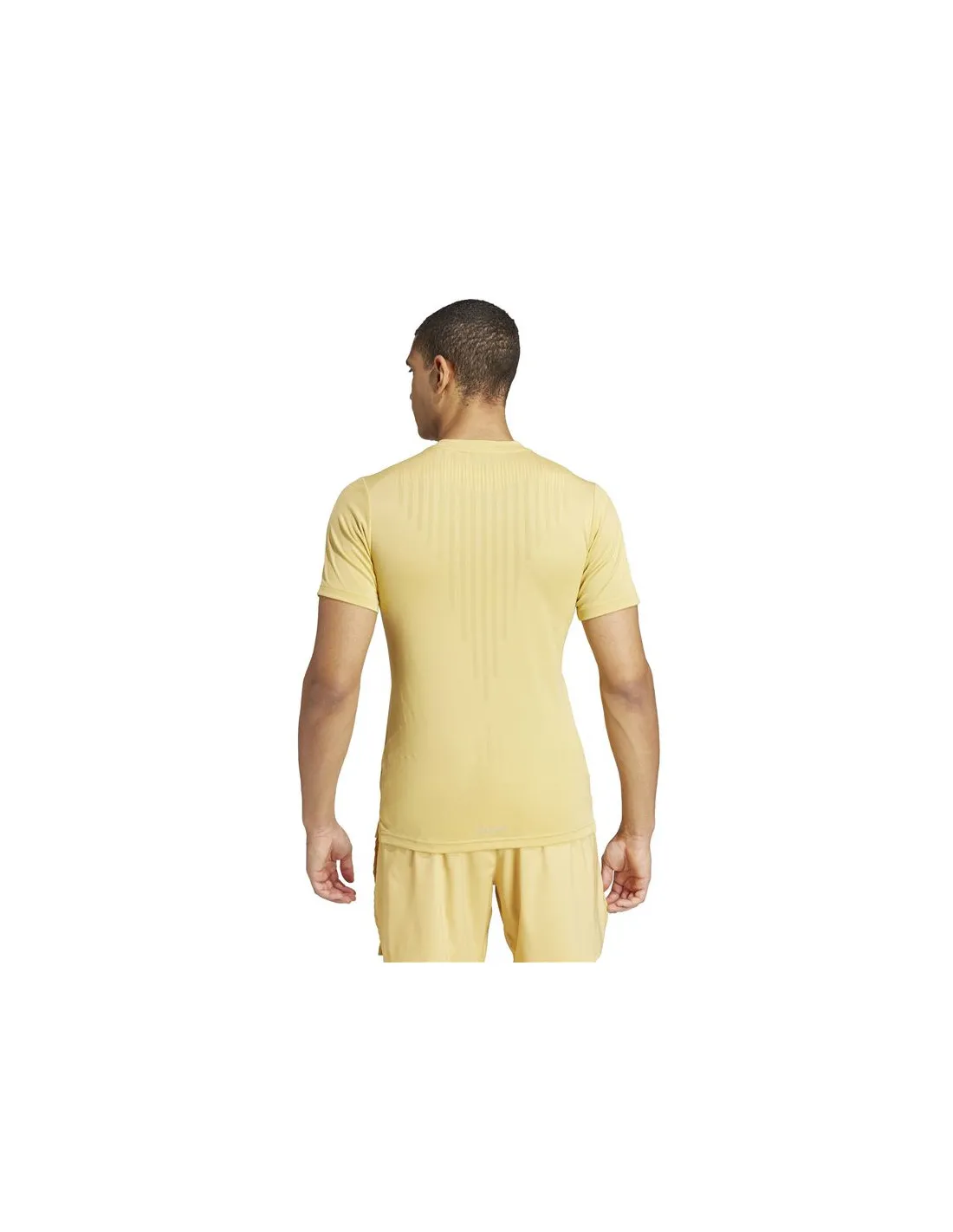 Camiseta de Fitness adidas Essentials Hiit Airchi Hombre Amarillo