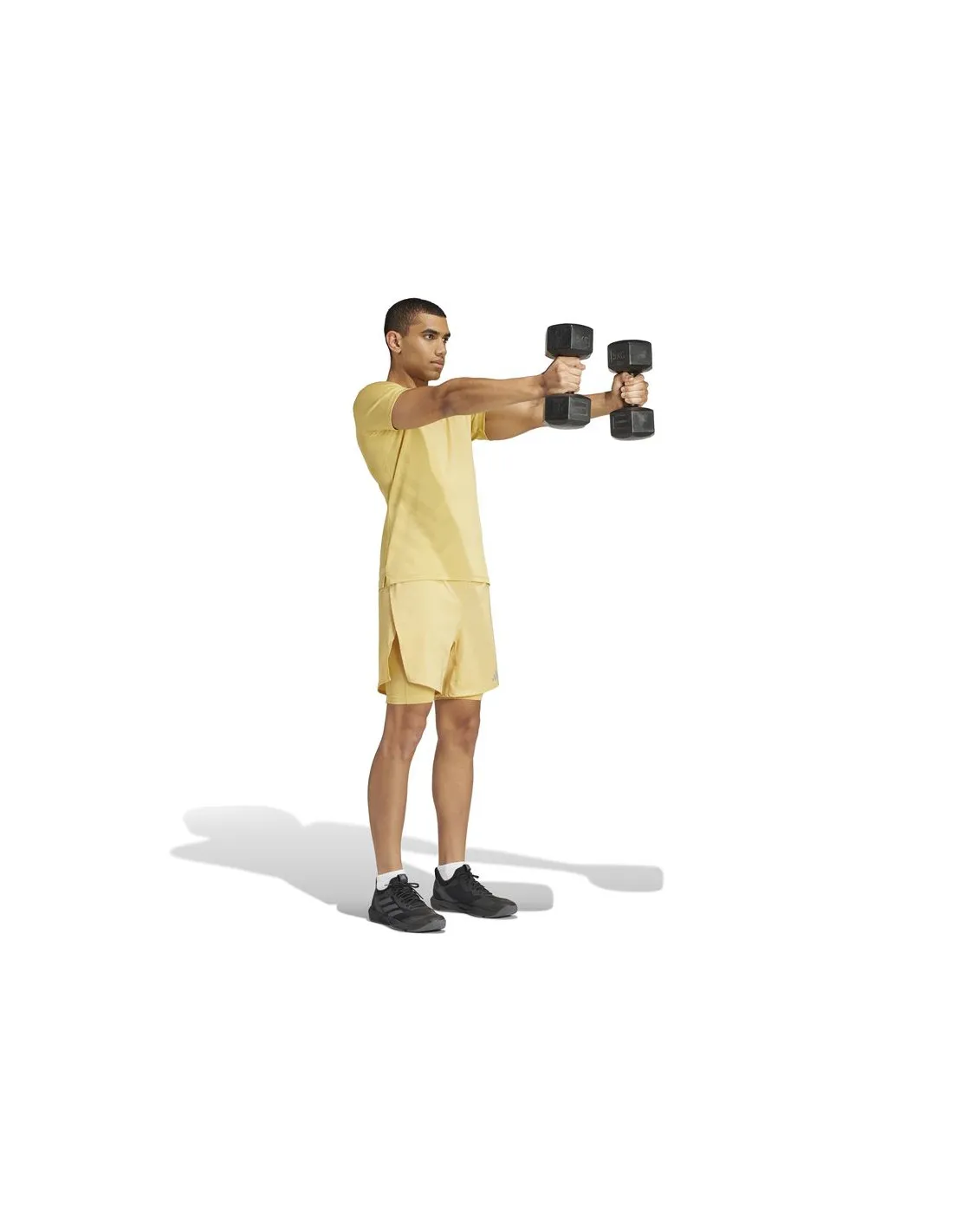 Camiseta de Fitness adidas Essentials Hiit Airchi Hombre Amarillo