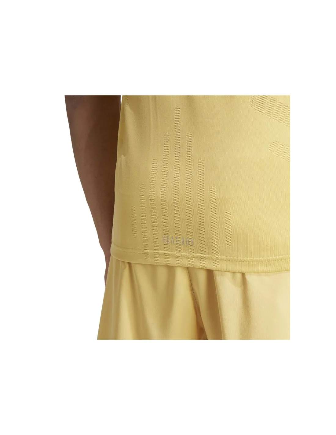 Camiseta de Fitness adidas Essentials Hiit Airchi Hombre Amarillo