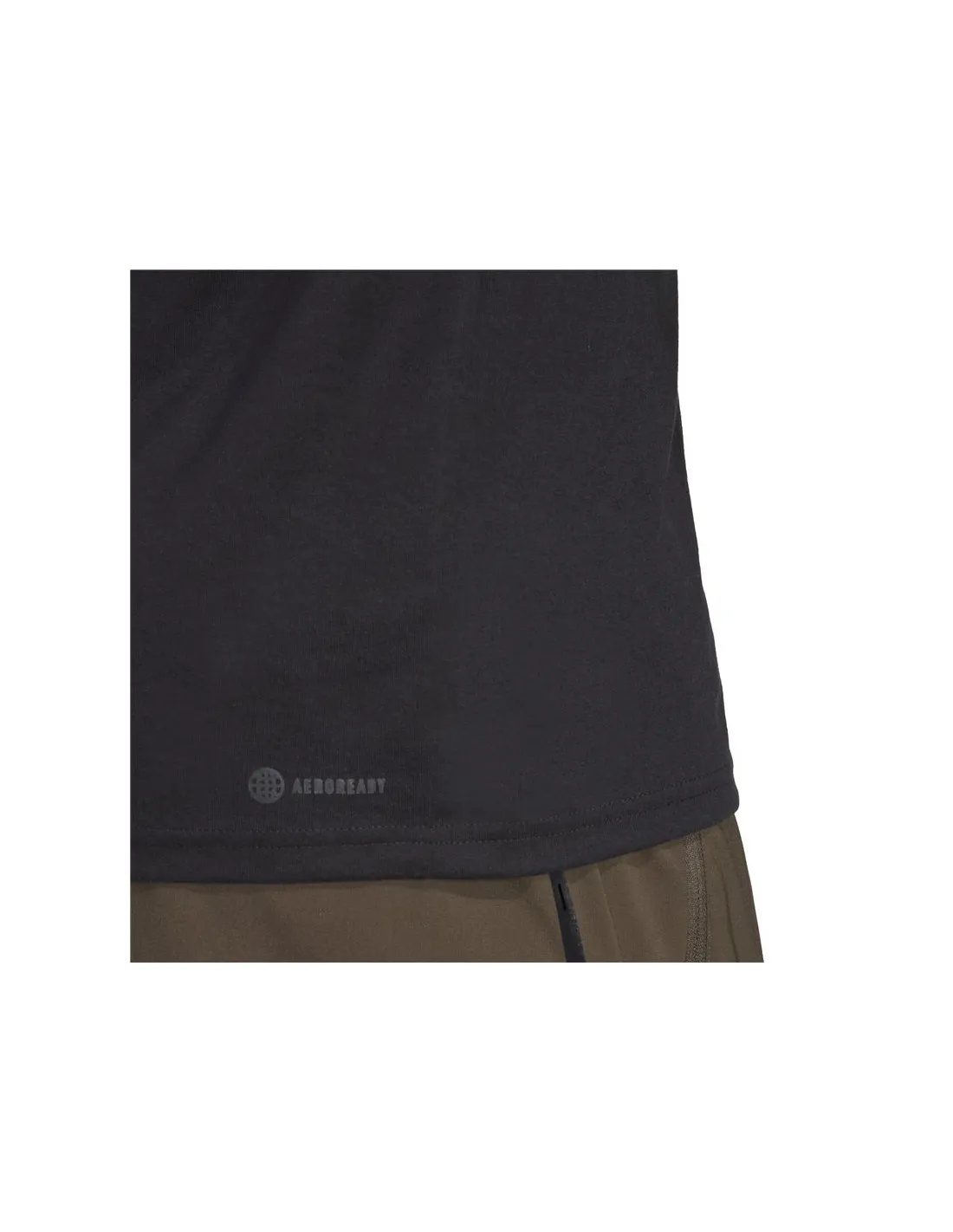 CAMISETA DE FITNESS ADIDAS ESSENTIALS TRES FEELREADY LOGO HOMBRE NEGRO