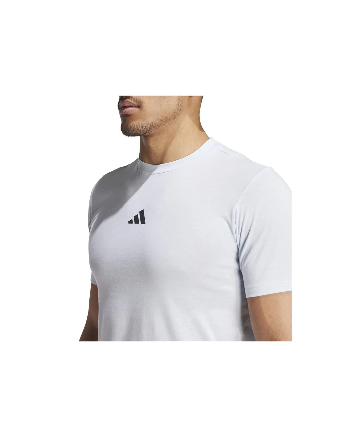 Camiseta de Fitness adidas Essentials Wo Logo Hombre Azul