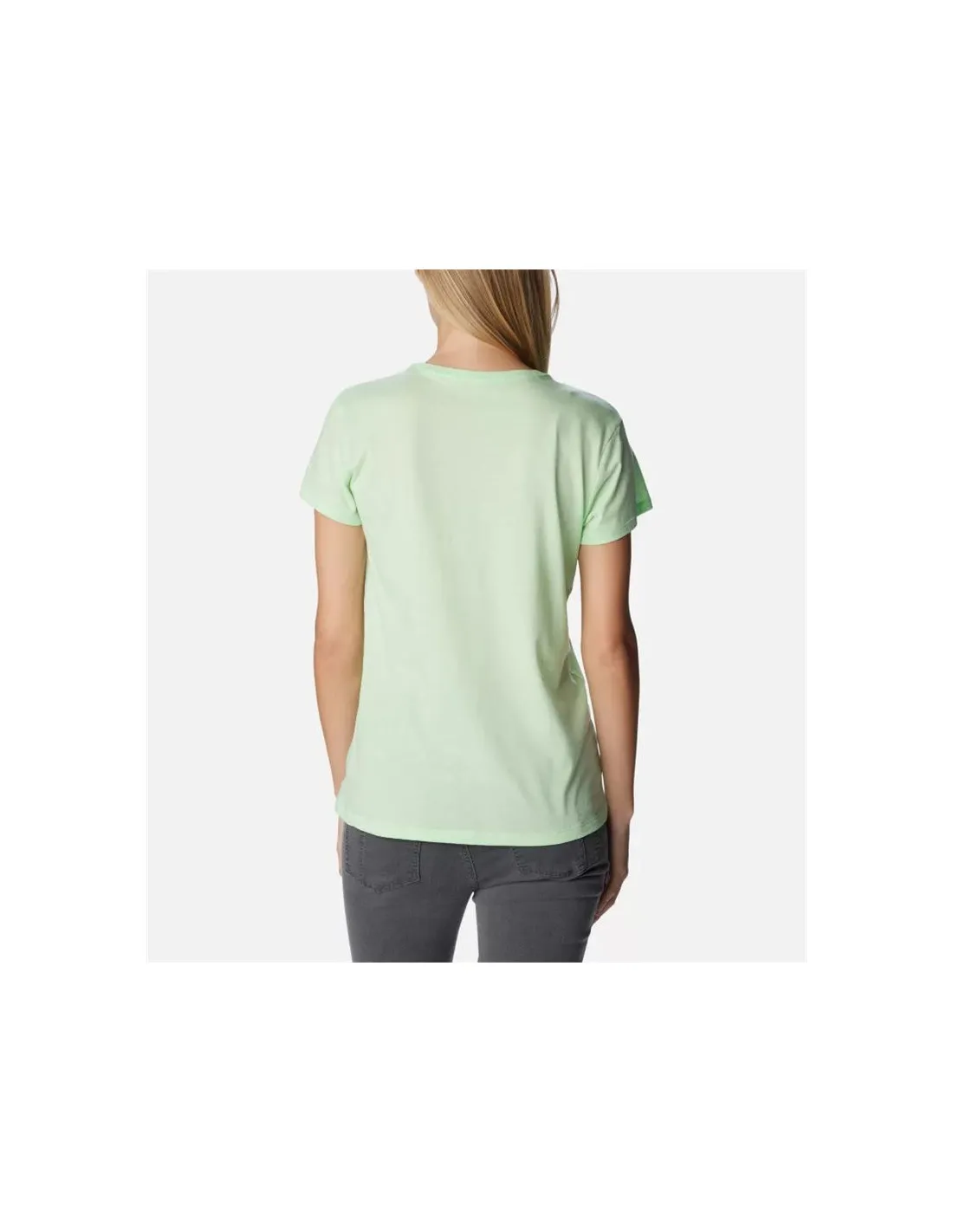 Camiseta de Montaña Columbia Trek™ Graphic Verde Mujer