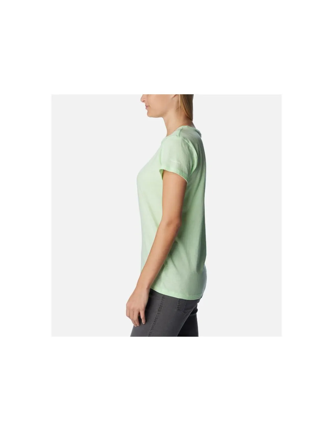 Camiseta de Montaña Columbia Trek™ Graphic Verde Mujer