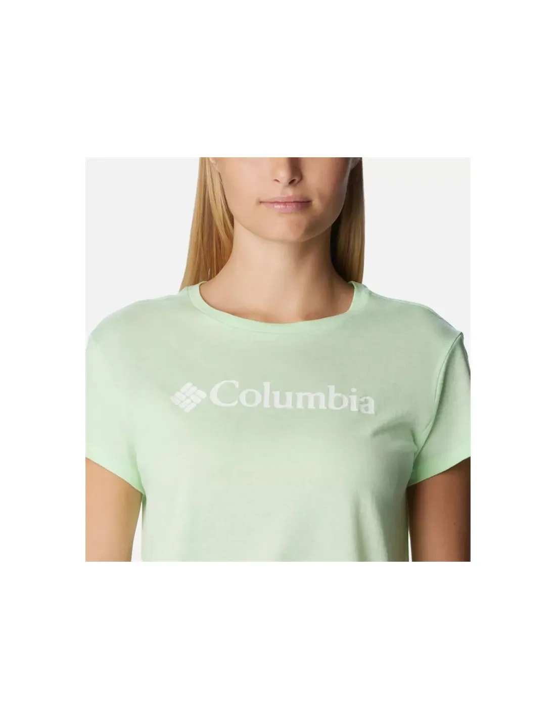 Camiseta de Montaña Columbia Trek™ Graphic Verde Mujer