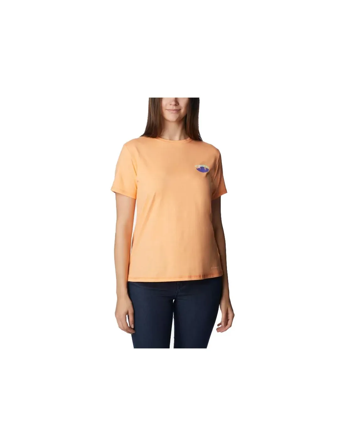 Camiseta de Trail Columbia Sun Trek™ Graphic II Naranja Mujer