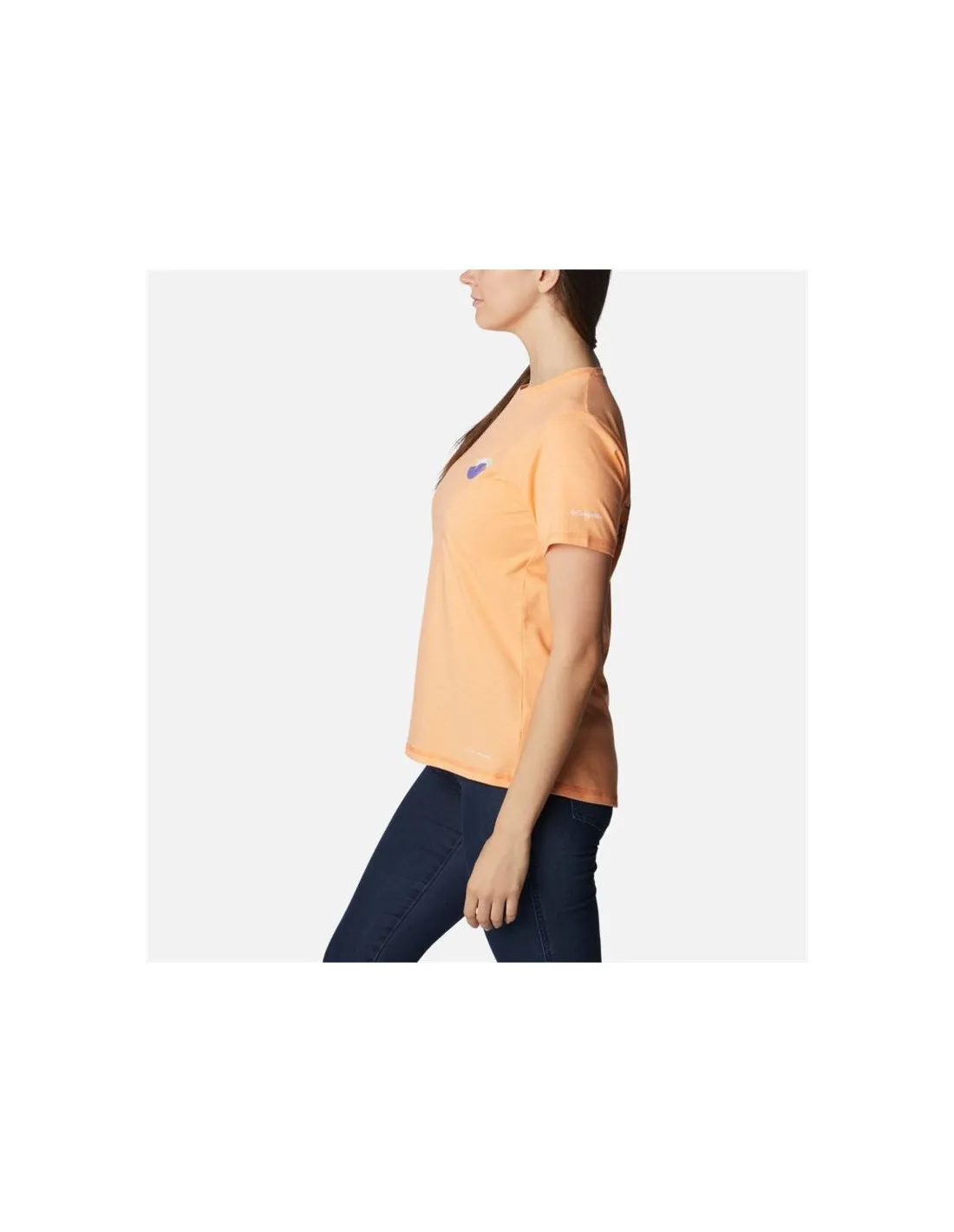 Camiseta de Trail Columbia Sun Trek™ Graphic II Naranja Mujer