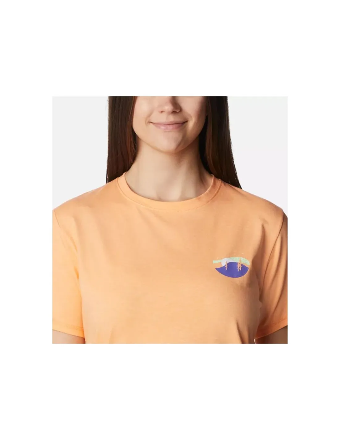 Camiseta de Trail Columbia Sun Trek™ Graphic II Naranja Mujer