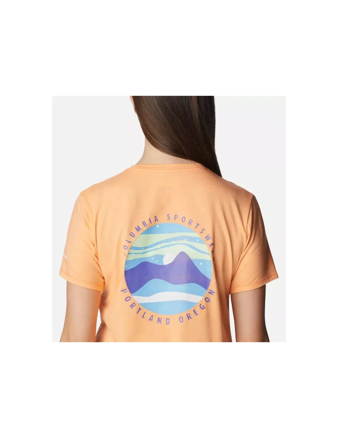 Camiseta de Trail Columbia Sun Trek™ Graphic II Naranja Mujer