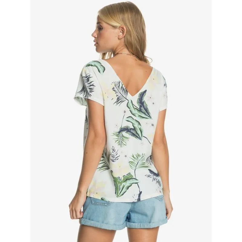 Camiseta Roxy Paradise Stories para mujer (Snow White Large Praslin)