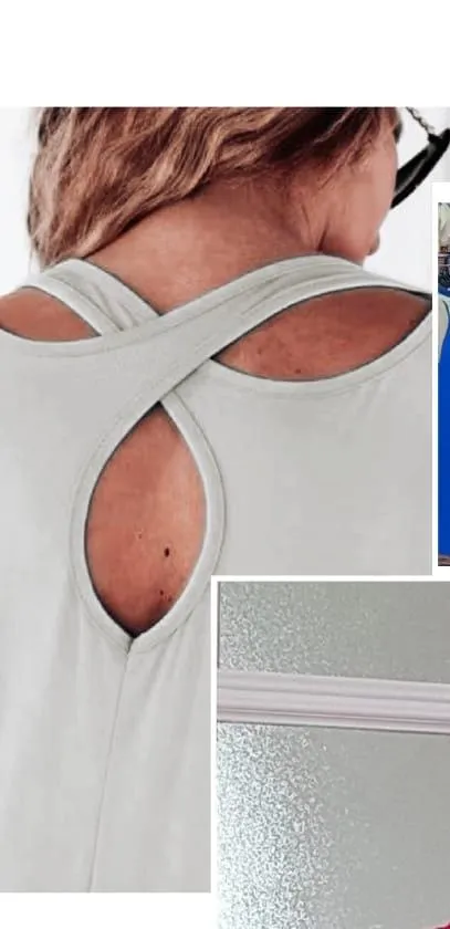 Camiseta Sin Mangas Lágrima Talla Grande