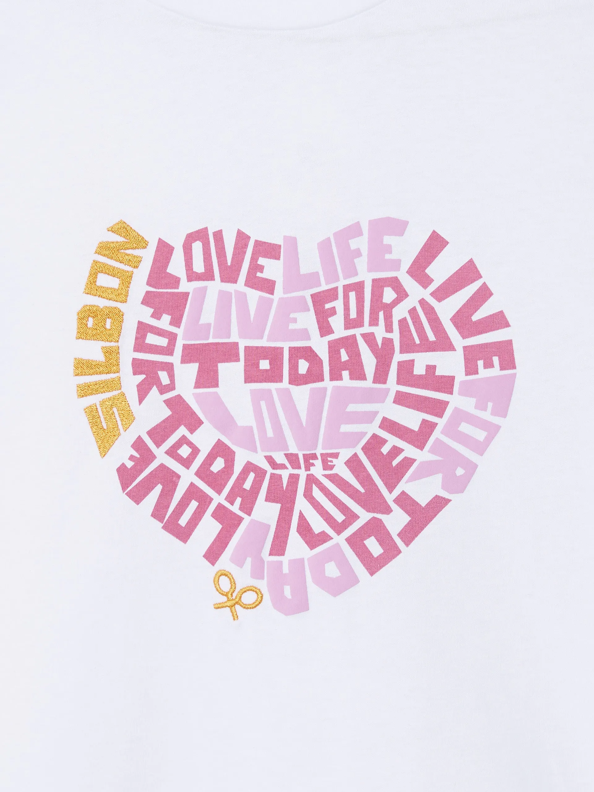 Camiseta woman letras love burdeos
