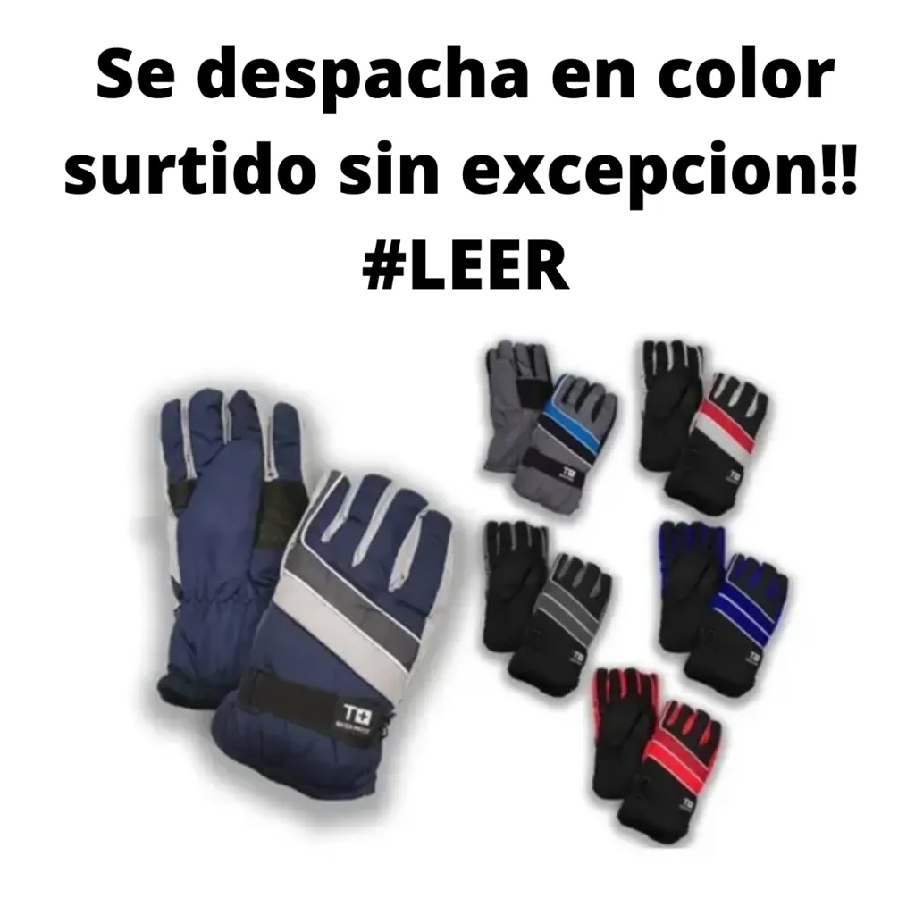 Campera Lluvia De Hombre +guantes Abrigo Y Medias Termicas