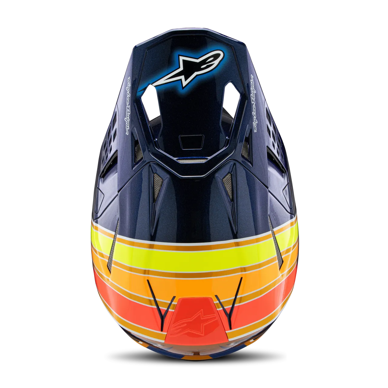 CASCO DE CROSS ALPINESTARS SM10 TLD EDITION 25 ECE06 NEGRONARANJAAMARILLOROJO