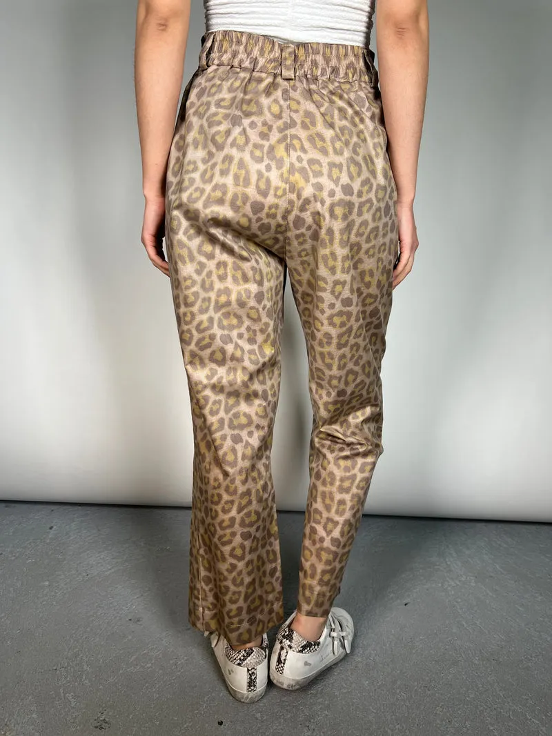 CHAIA Pantalón Animal Print