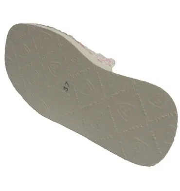 Chanclas estar casa mujer dibujo flores AndinasN en rosa