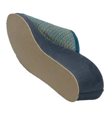 Chanclas mujer abiertas con lunares Soca en azul