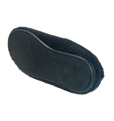 Chanclas toalla mujer abiertas punta cerrada Calzamur en azul marino